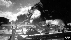 Hơn 2400 quân nhân và thường dân Mỹ thiệt mạng và 8 chiến hạm bị phá hủy trong vụ tấn công ở Trân Châu Cảng, 7/12/1941 (hình lưu trữ)