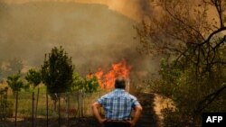ترکی کے جنگلات میں خوف ناک آگ