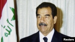 عراق کے سابق صدر صدام حسین (فائل فوٹو)
