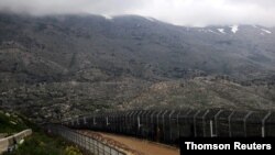 اسرائیل اور شام کی سرحد پر نصب باڑ، فائل فوٹو